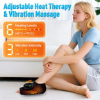 Cordless Ankle Massager with Heat, Ankle Brace with Vibration, 2-Pack