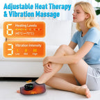 Cordless Ankle Massager with Heat, Ankle Brace with Vibration, 2-Pack