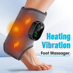 Cordless Ankle Massager with Heat, Ankle Brace with Vibration, 2-Pack