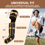 Leg Massager with Heat and Compression‎, Leg Compression Machine & Compression Boots for Circulation – 6 Modes & 3 Intensity Levels for Pain Relief, Gifts for Women, Men & Seniors