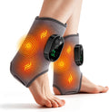Cordless Ankle Massager with Heat, Ankle Brace with Vibration, 2-Pack