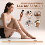 Leg Massager with Heat and Compression‎, Leg Compression Machine & Compression Boots for Circulation – 6 Modes & 3 Intensity Levels for Pain Relief, Gifts for Women, Men & Seniors